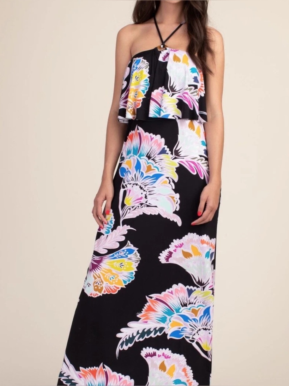 Trina Turk Seychelles floral maxi dress